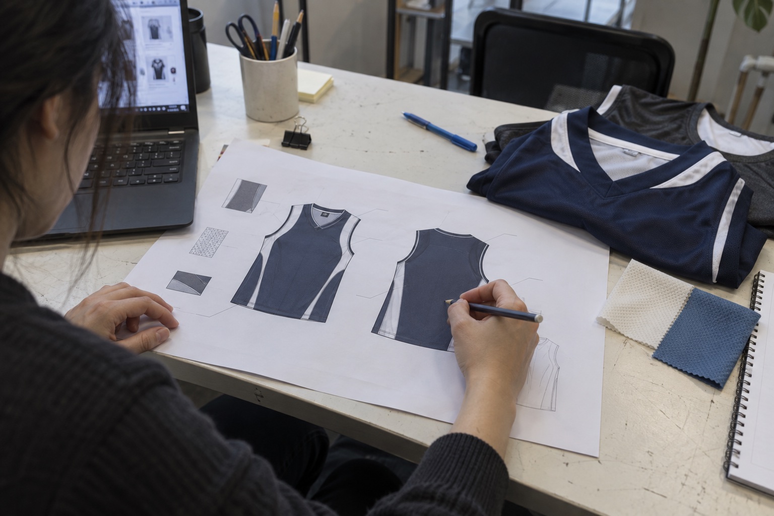 Illustrative sportswear artwork review