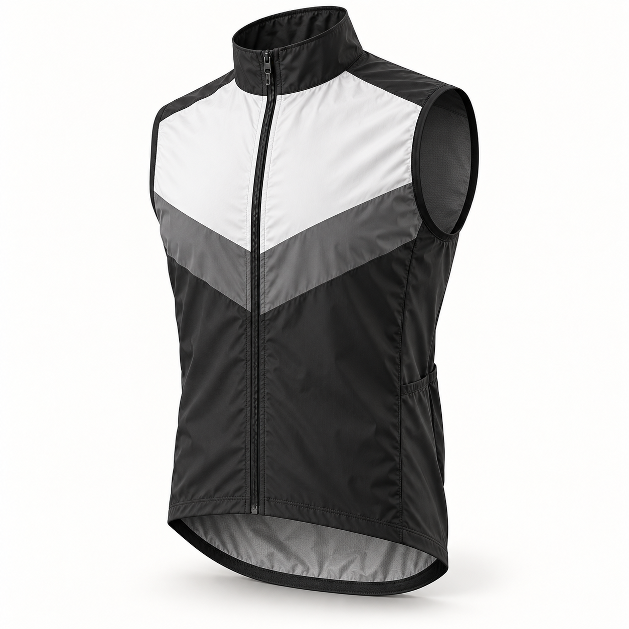 Road cycling wind gilet concept
