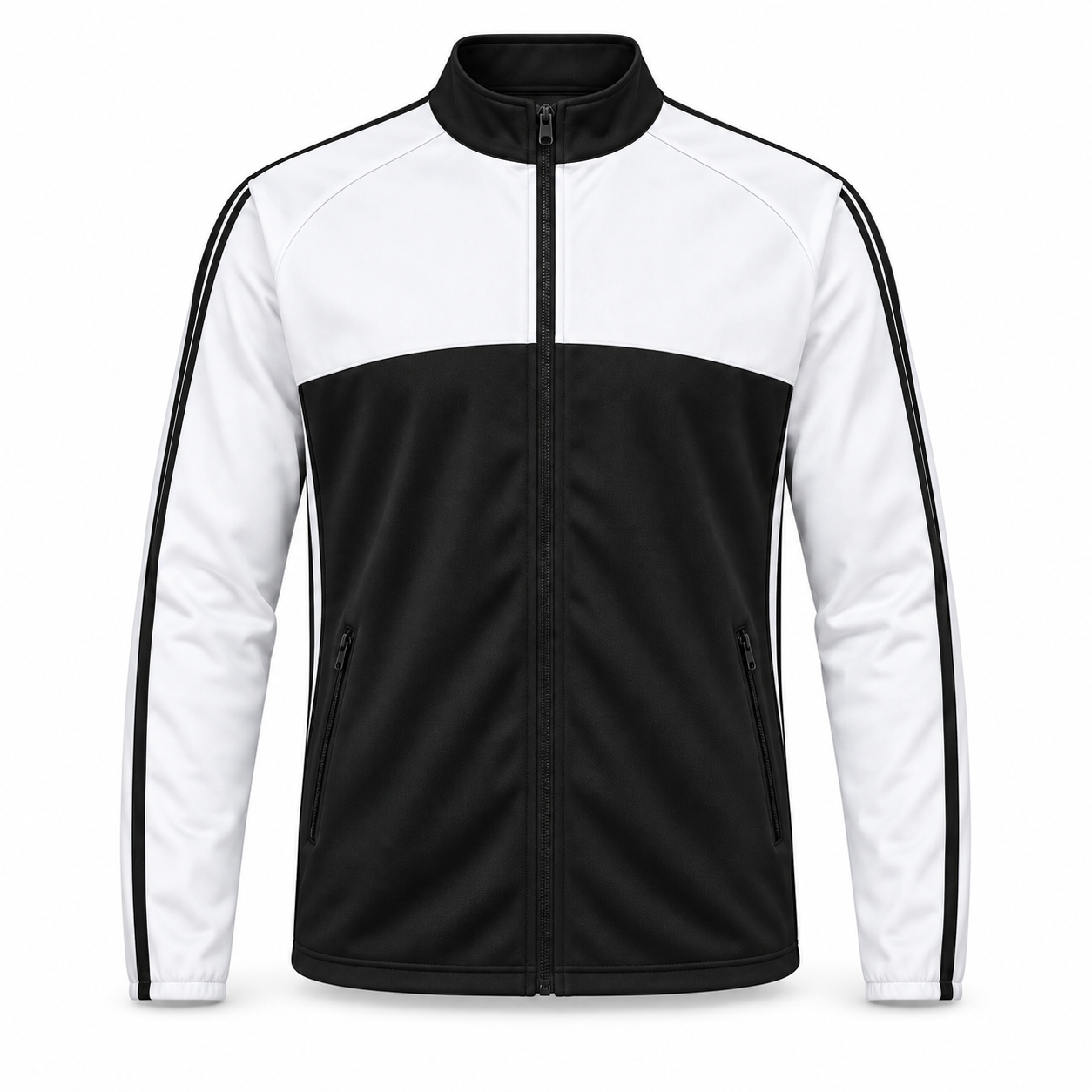 Full-zip track jacket