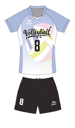 Raglan volleyball kit